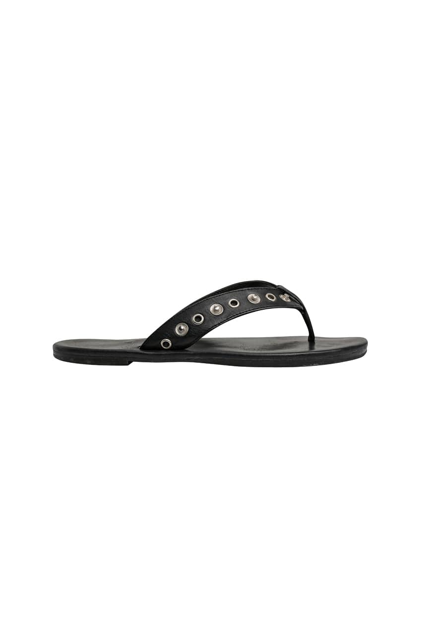 The Iro Studded Thong | Black
