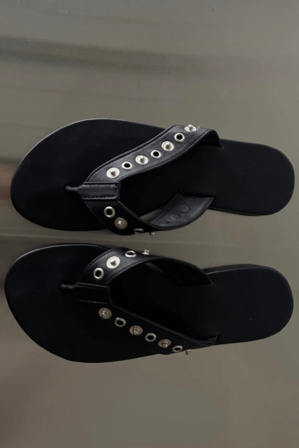 The Iro Studded Thong | Black - The Bali Tailor