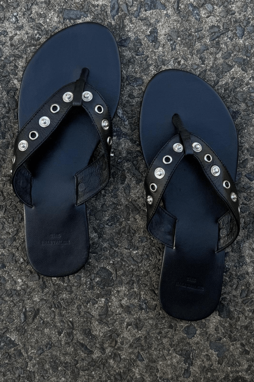 The Iro Studded Thong | Black - The Bali Tailor