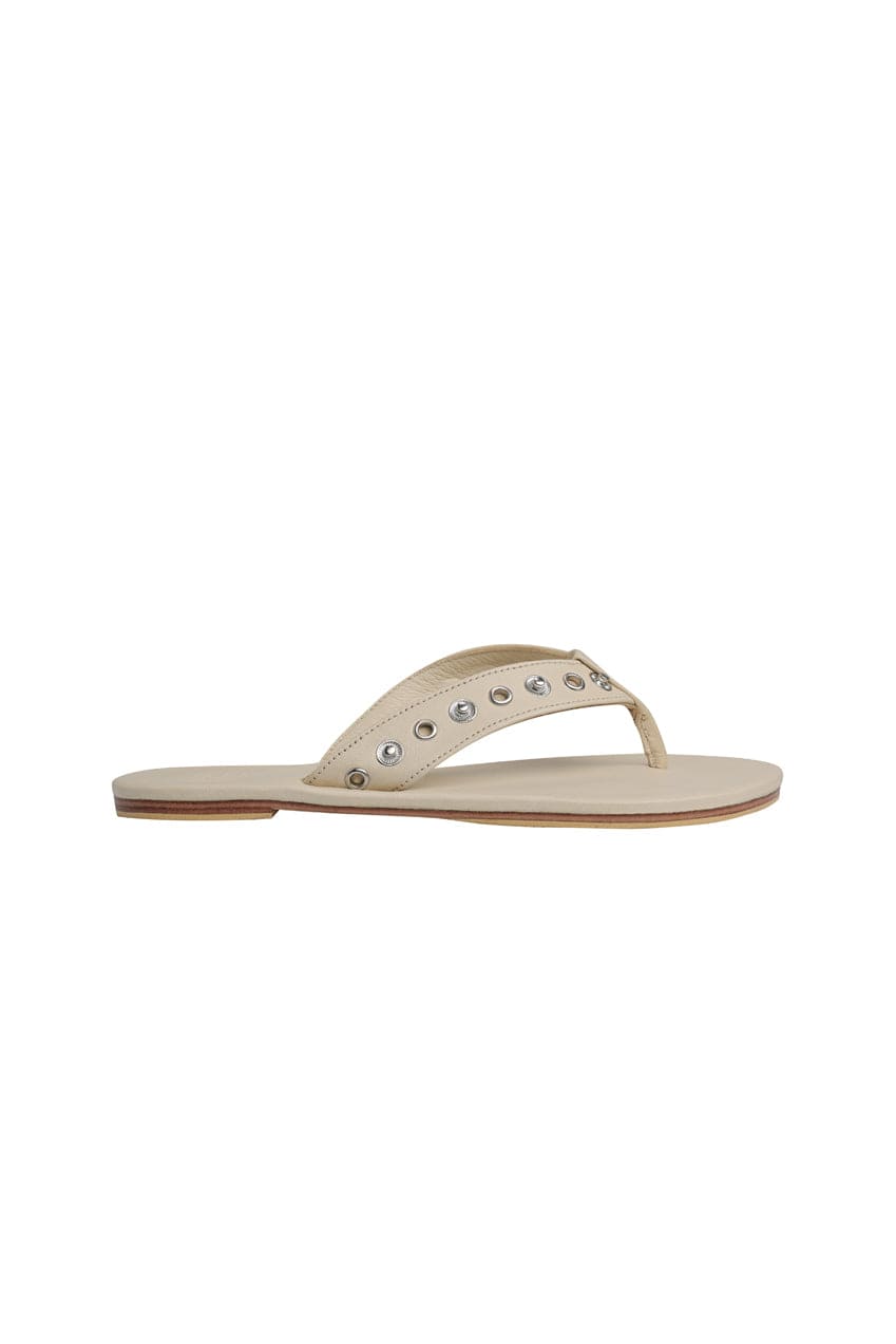 The Iro Studded Thong | Creme - The Bali Tailor