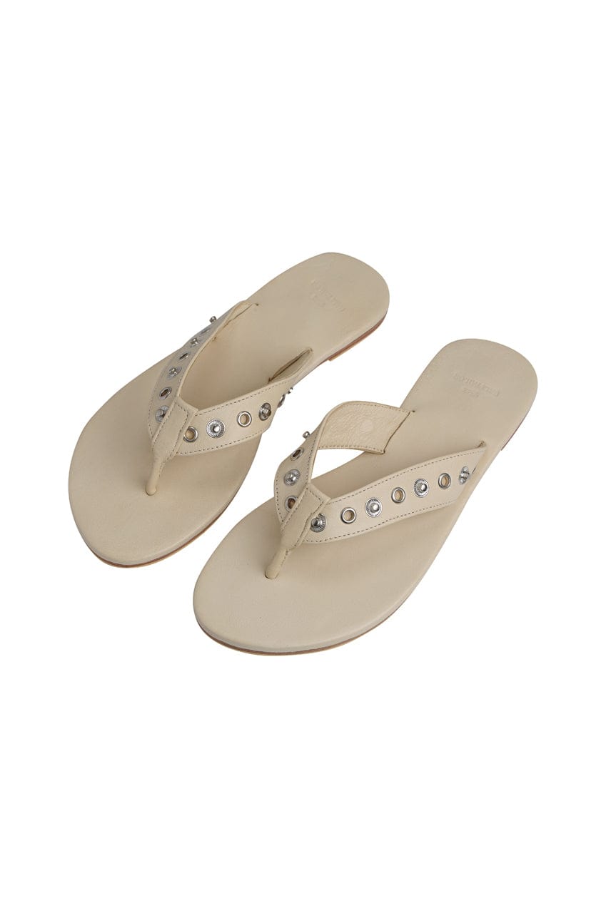 The Iro Studded Thong | Creme - The Bali Tailor