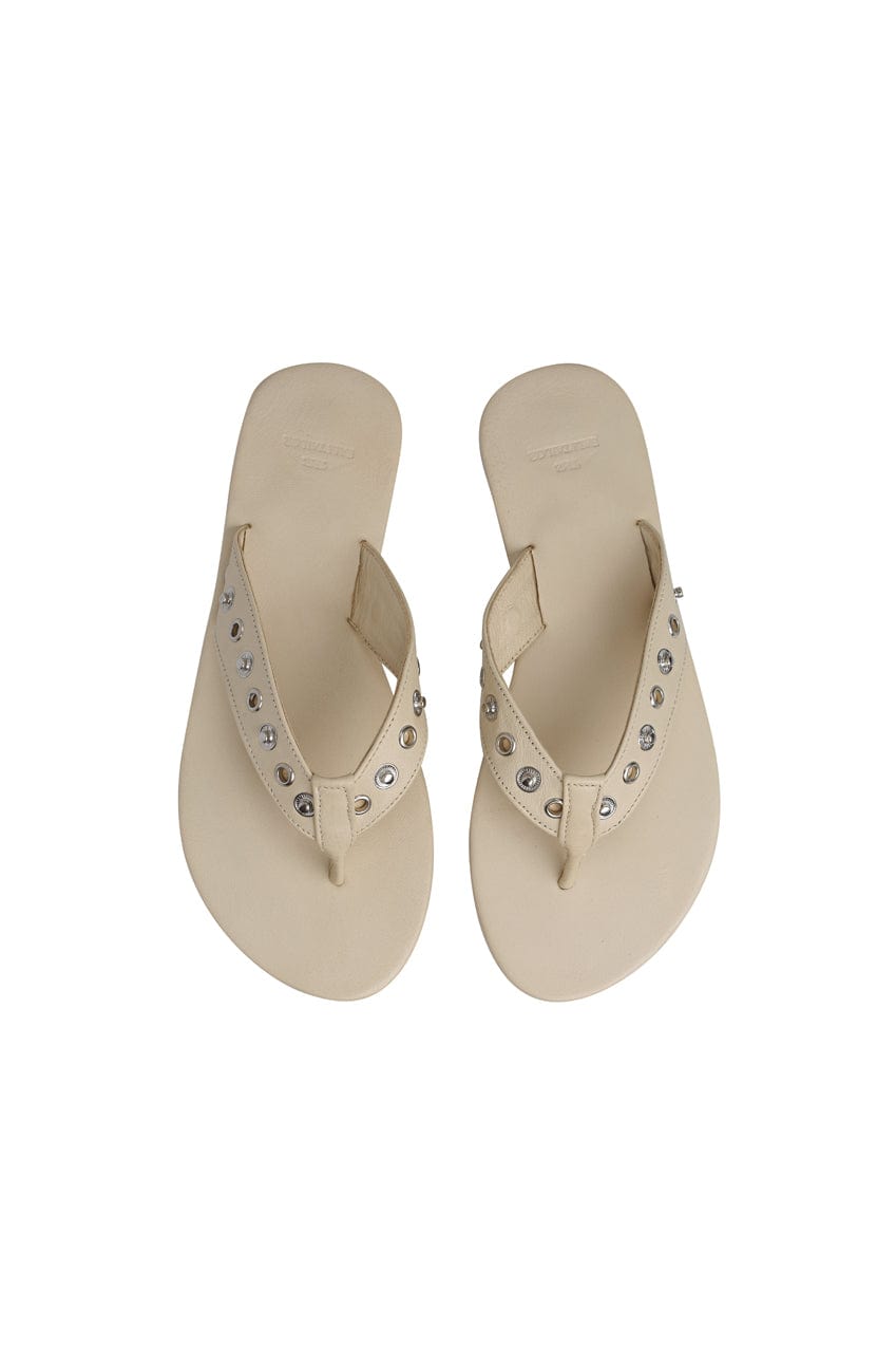 The Iro Studded Thong | Creme - The Bali Tailor