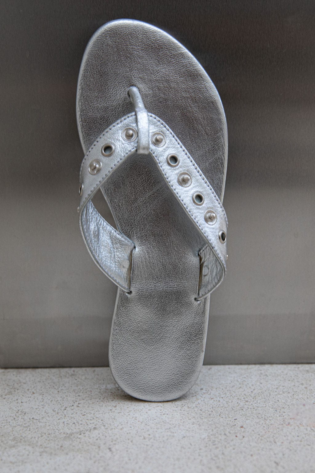 The Iro Studded Thong | Silver - The Bali Tailor