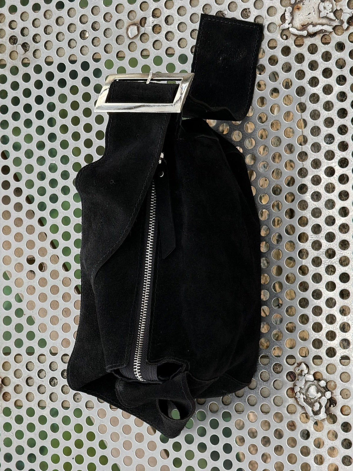 The Joanie Bag | Black Suede - The Bali Tailor
