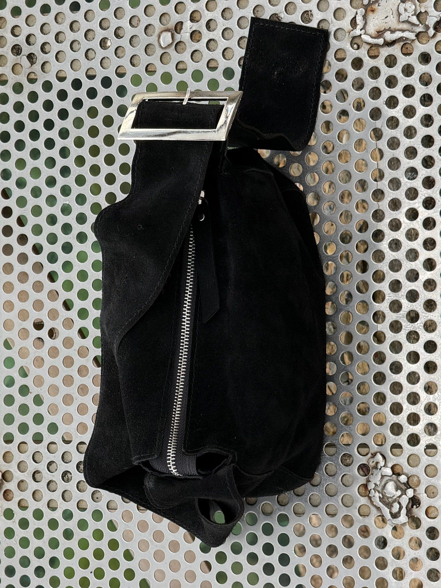 The Joanie Bag | Black Suede - The Bali Tailor
