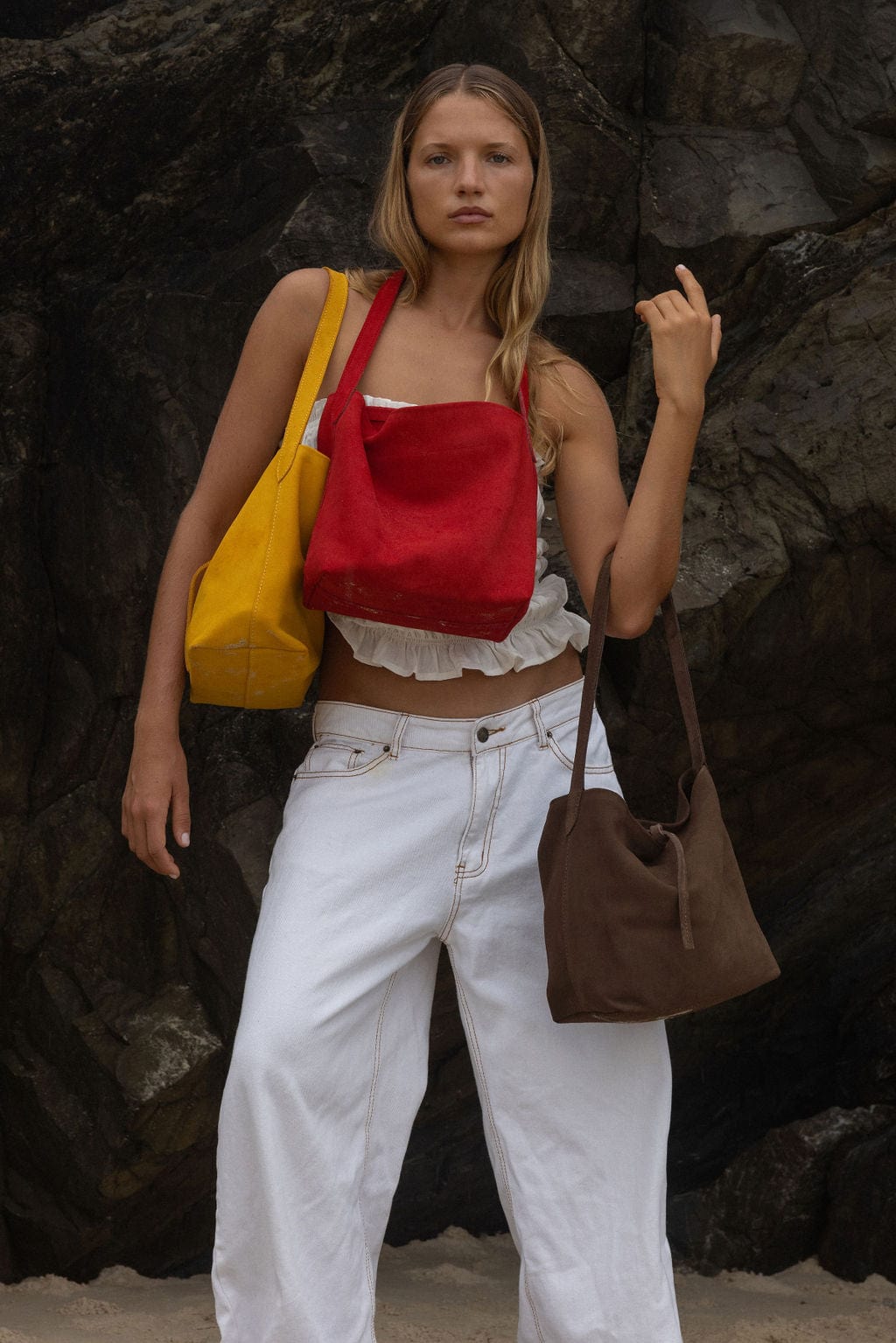 Stella Fringe Bag | Cocoa Suede - Made to Order main image 1