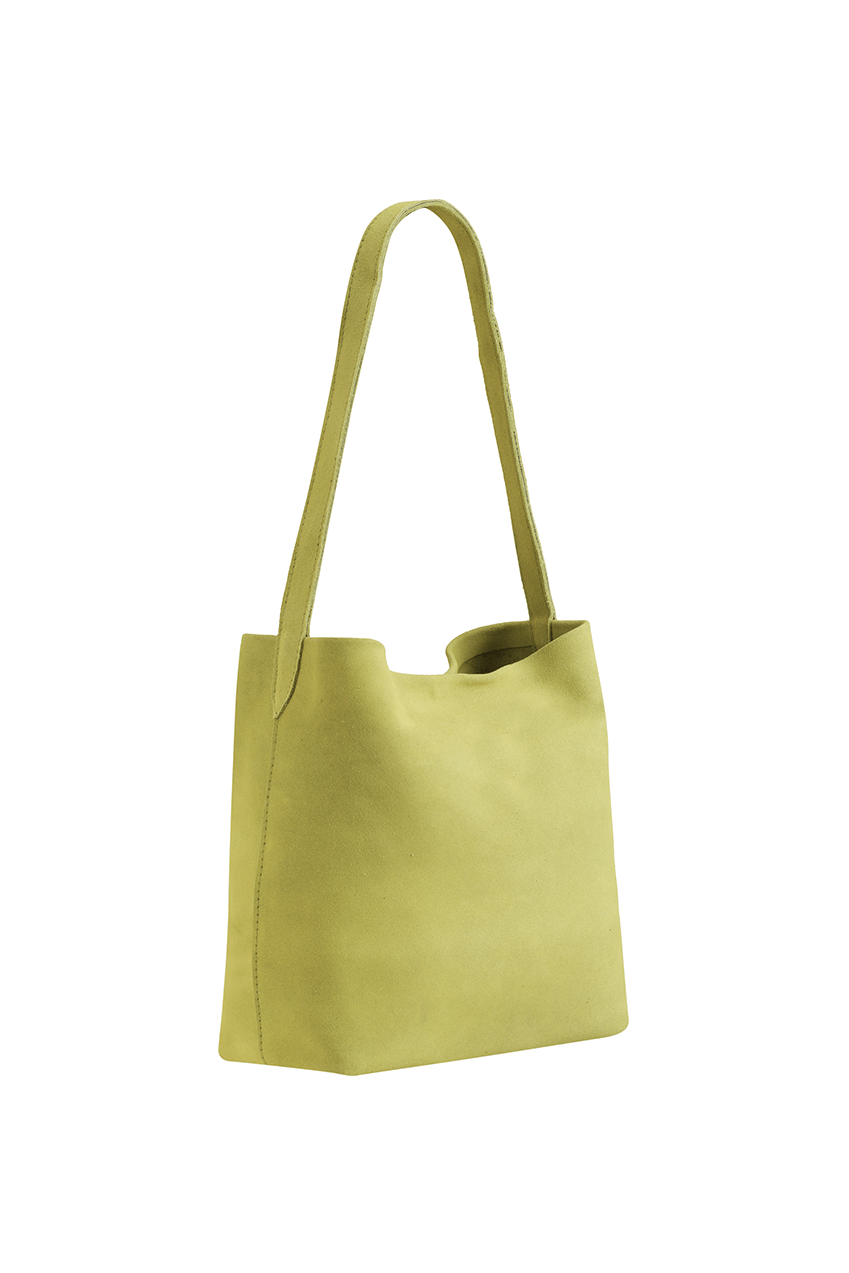 The Jones Mini | Lime Green Suede - The Bali Tailor