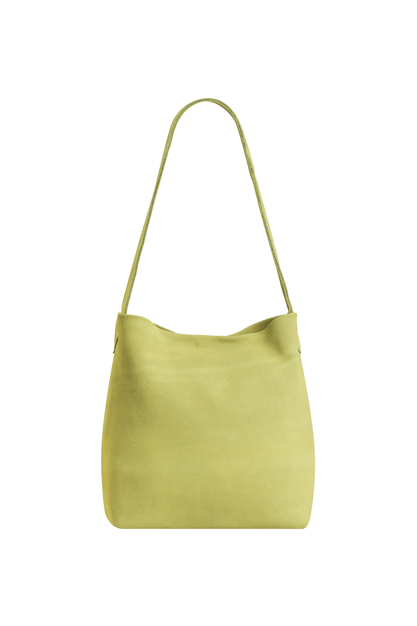The Jones Mini | Lime Green Suede - The Bali Tailor