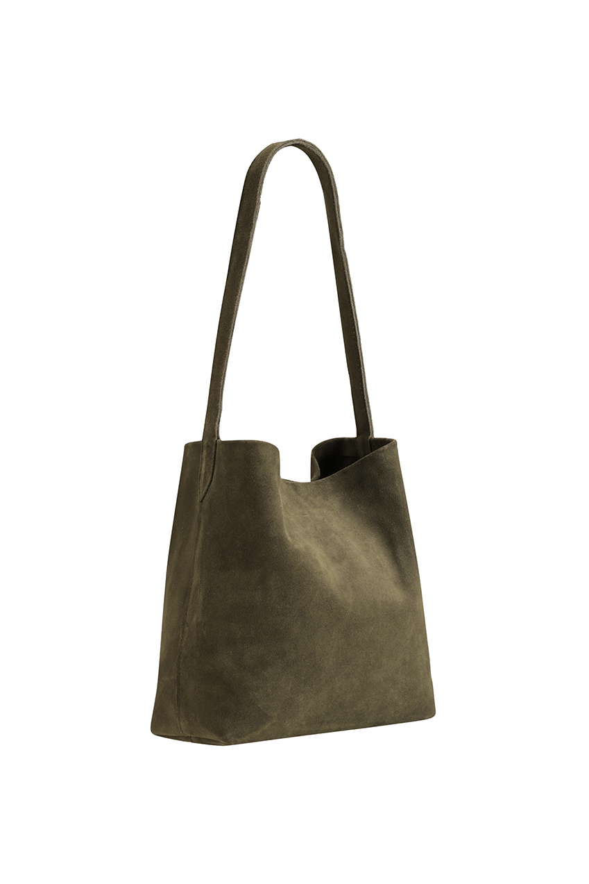 The Jones Mini | Olive Suede - The Bali Tailor