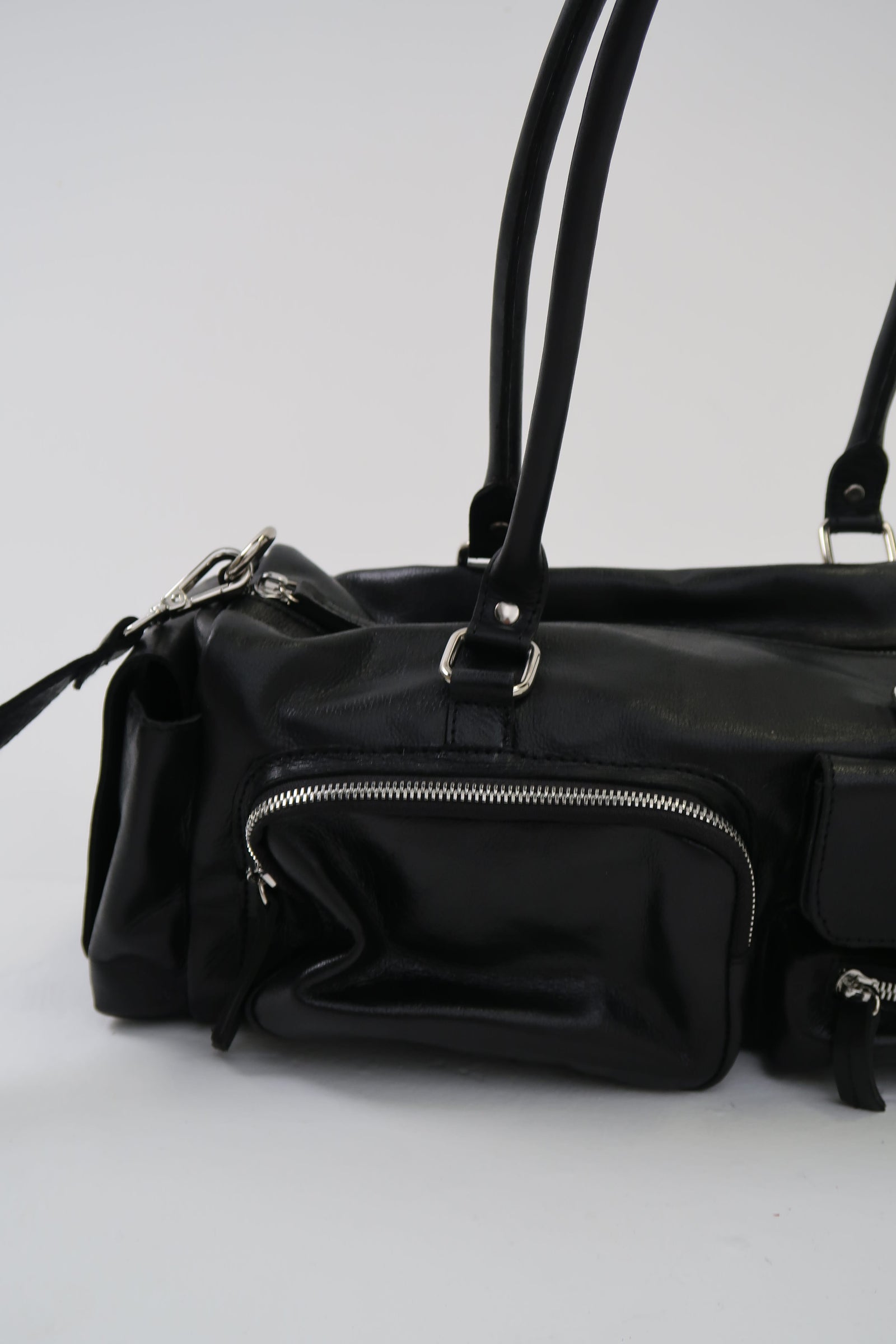 The Kaia Utility Bag | Black - The Bali Tailor