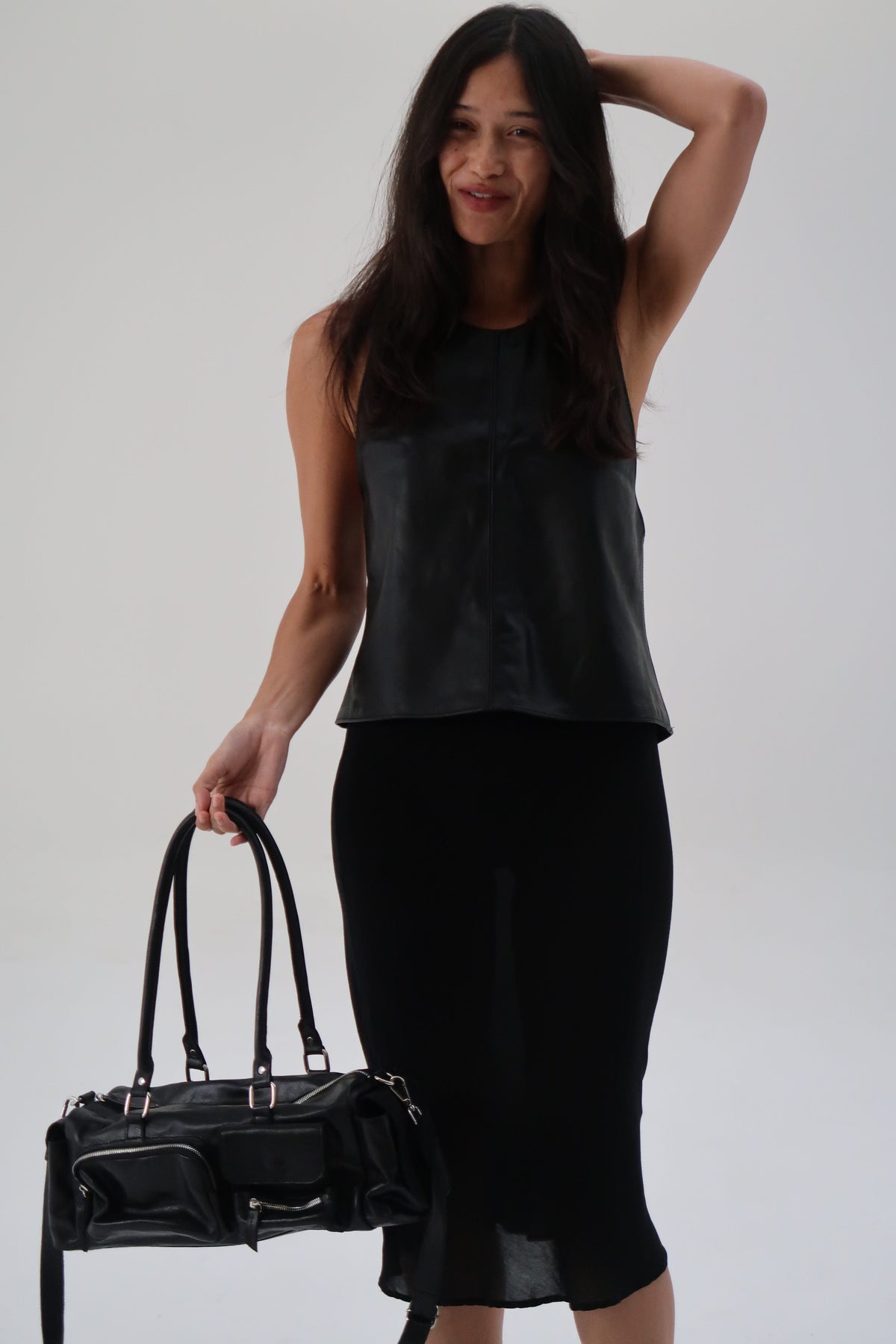 The Kaia Utility Bag | Black - The Bali Tailor