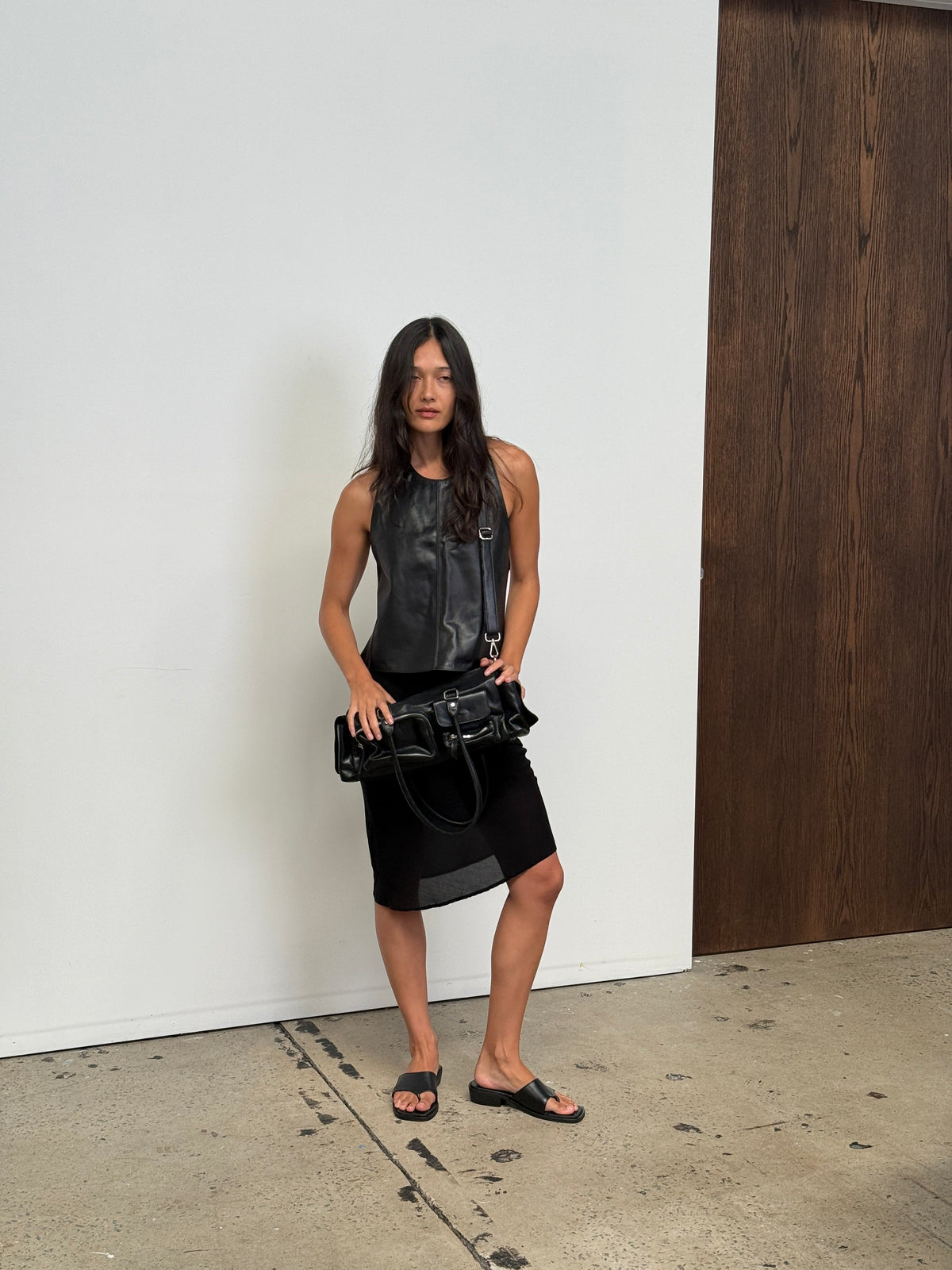 The Kaia Utility Bag | Black - The Bali Tailor
