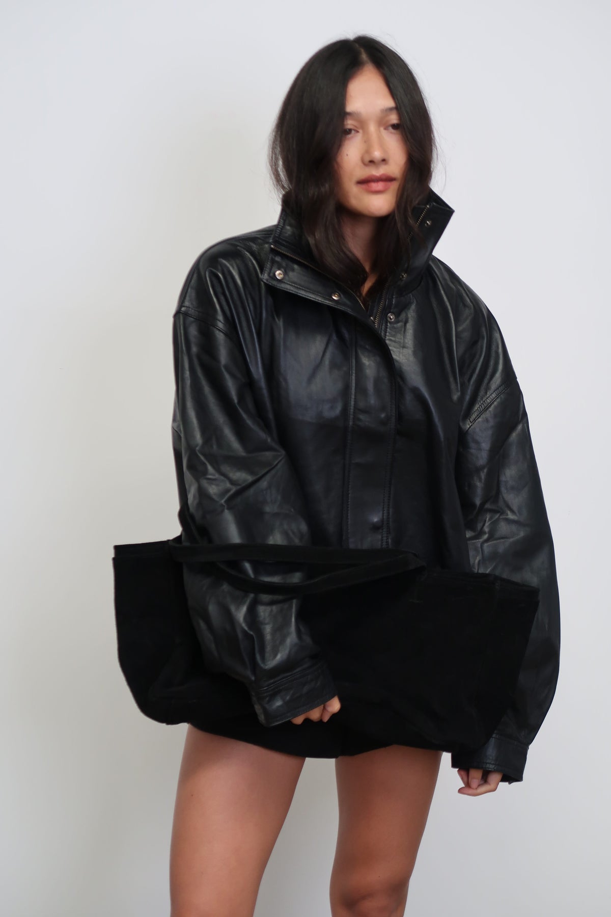 The Knox Bomber | Black - The Bali Tailor