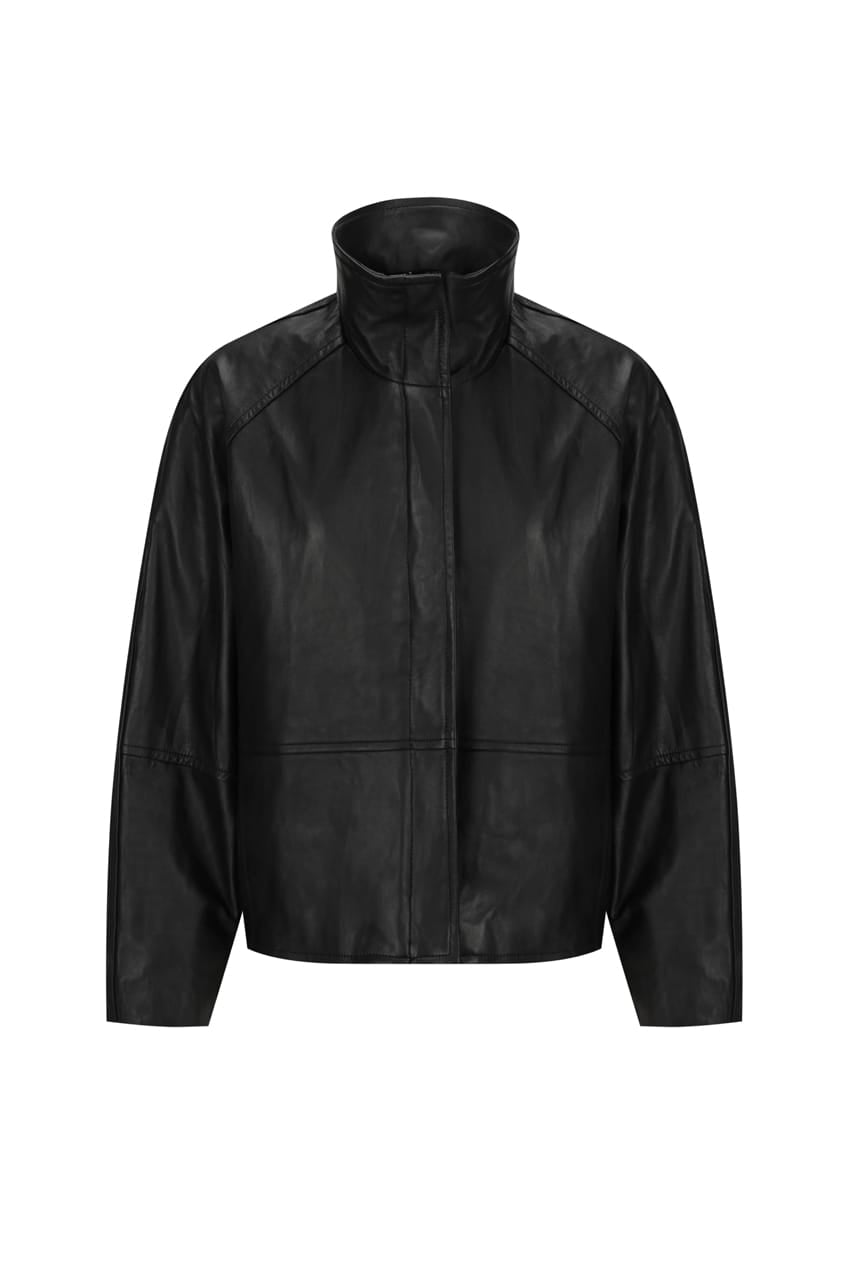 The Knox Bomber | Black - The Bali Tailor