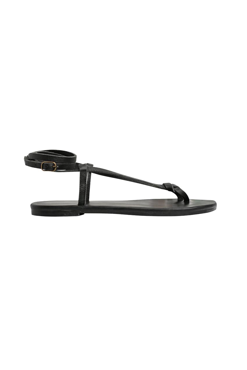 The Lara Sandal | Black - The Bali Tailor