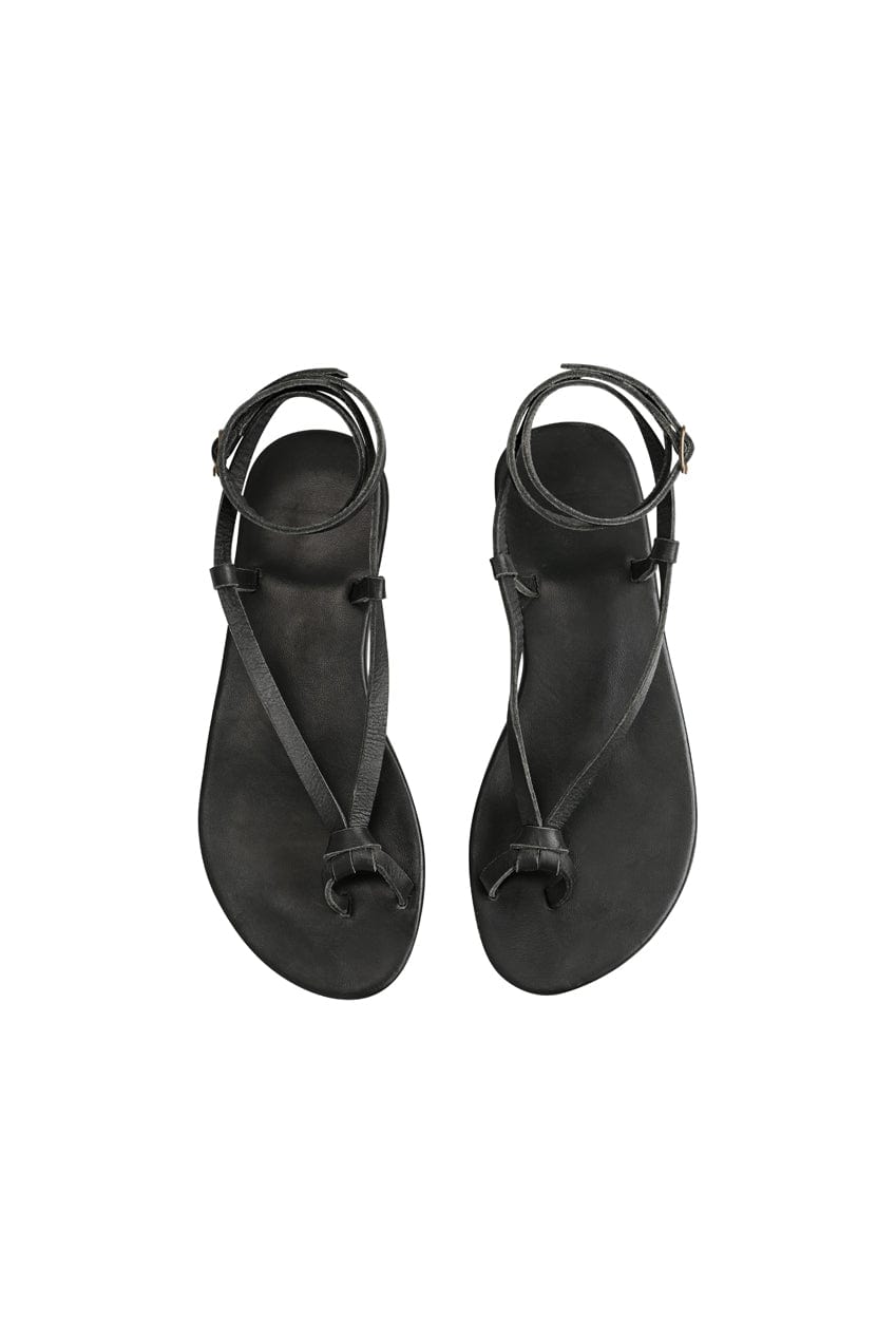 The Lara Sandal | Black - The Bali Tailor