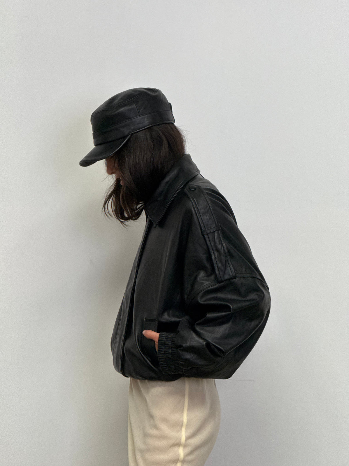 The Leather Cap - The Bali Tailor