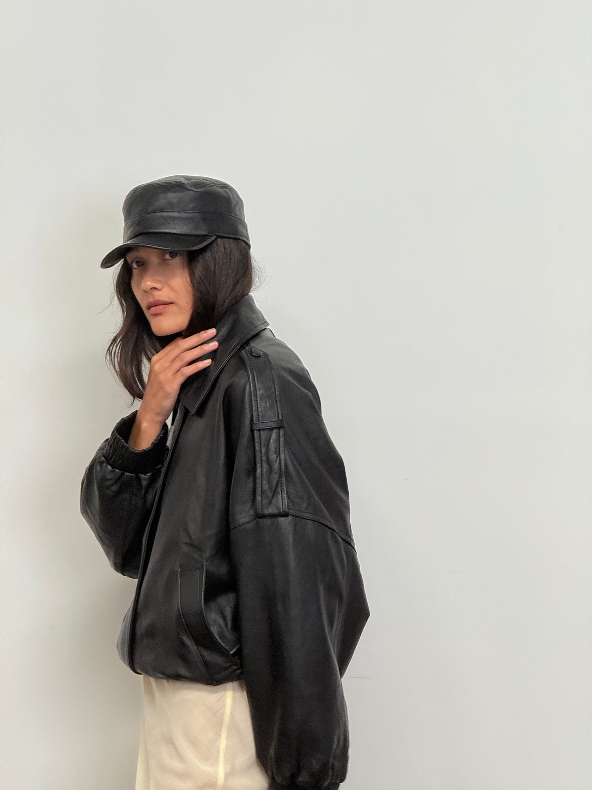 The Leather Cap - The Bali Tailor