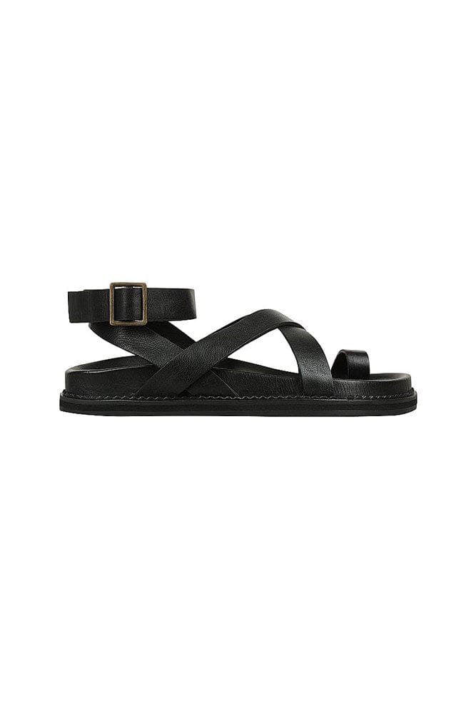 The Leni Sandal | Black - The Bali Tailor