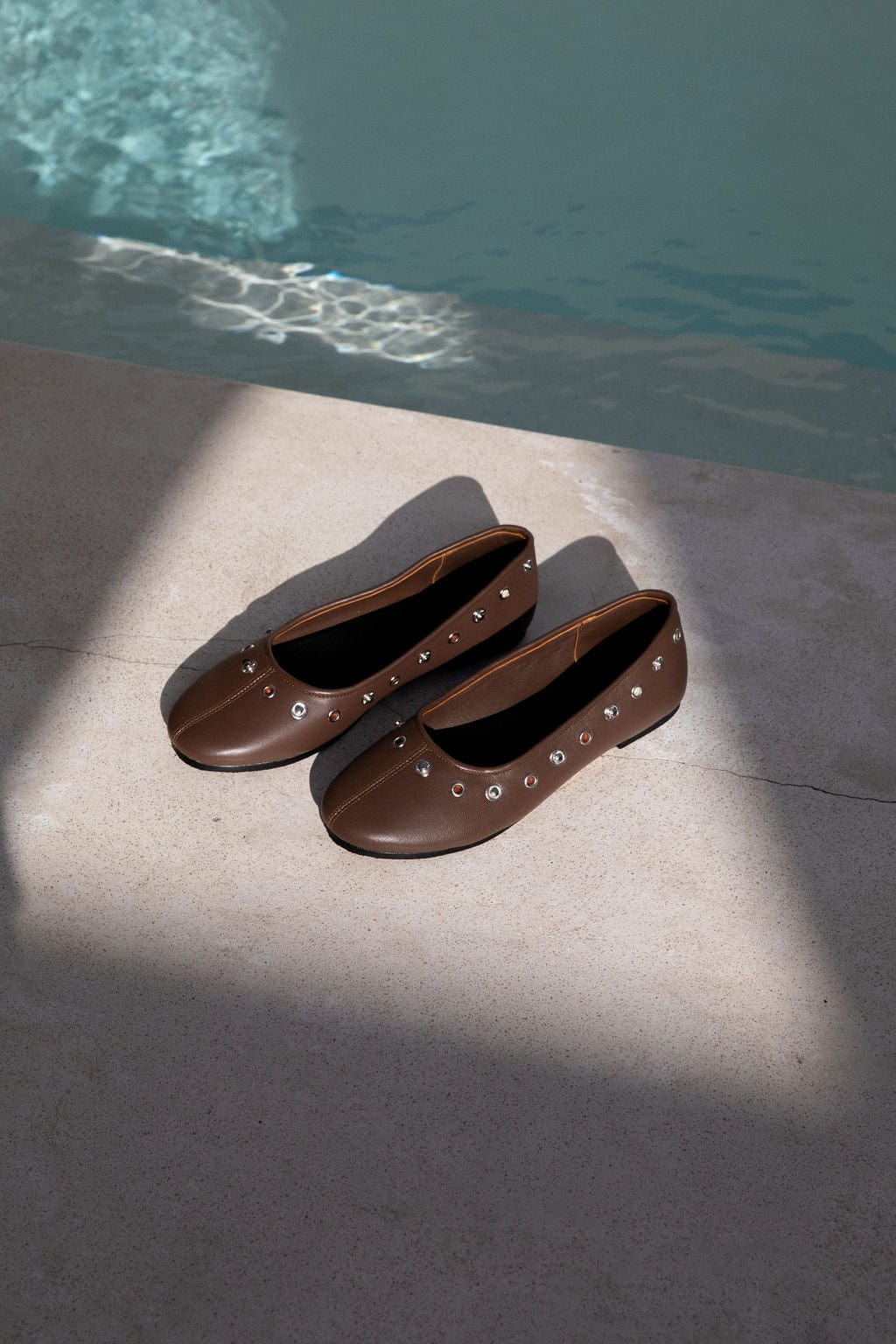 The Luma Ballet Flat | Chocolate - The Bali Tailor