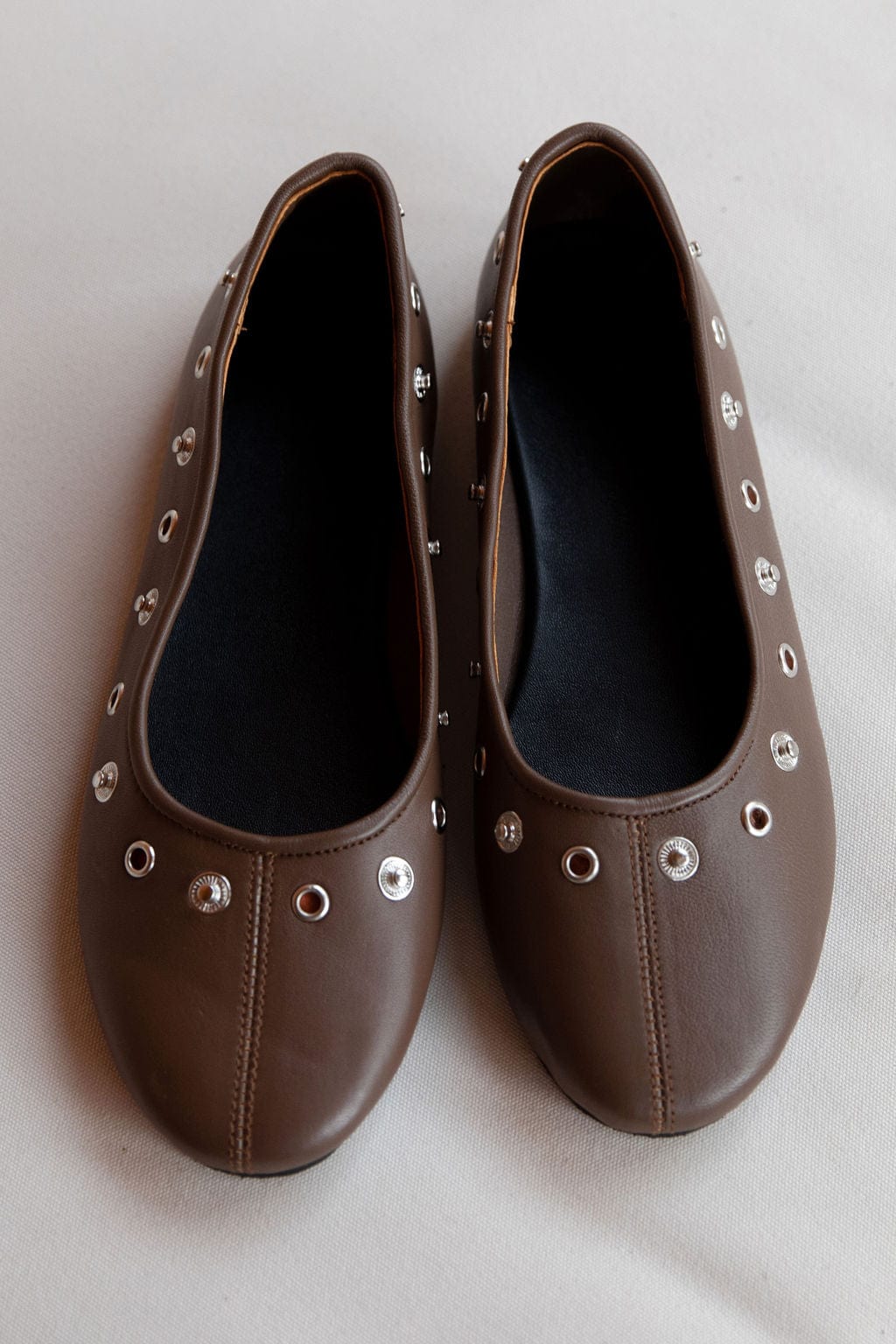 The Luma Ballet Flat | Chocolate - The Bali Tailor