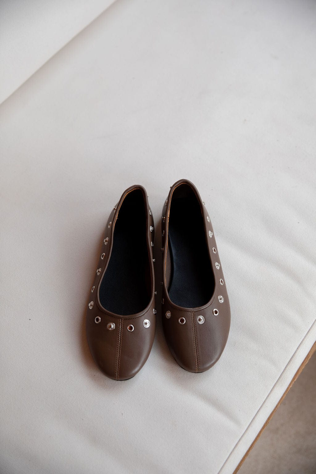 The Luma Ballet Flat | Chocolate - The Bali Tailor