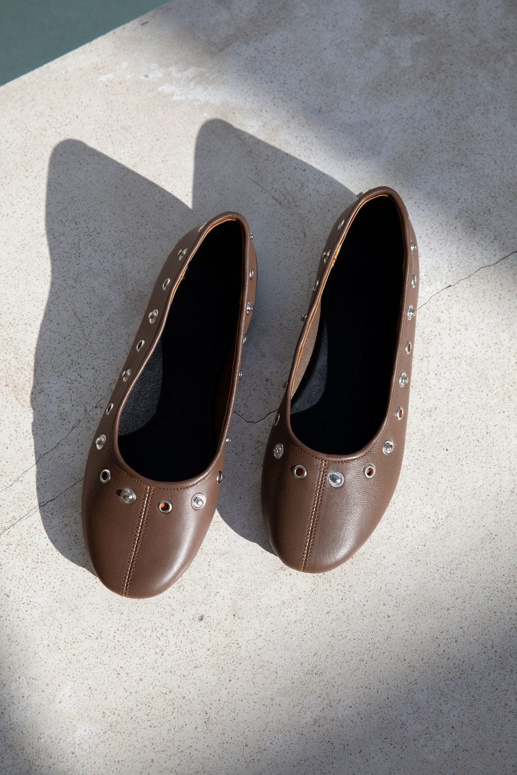 The Luma Ballet Flat | Chocolate - The Bali Tailor