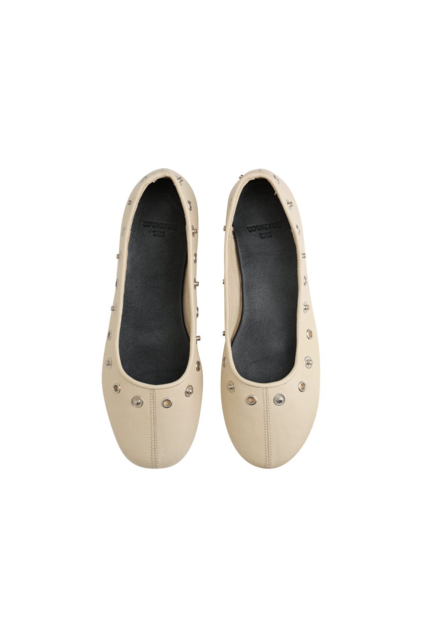 The Luma Ballet Flat | Creme - The Bali Tailor