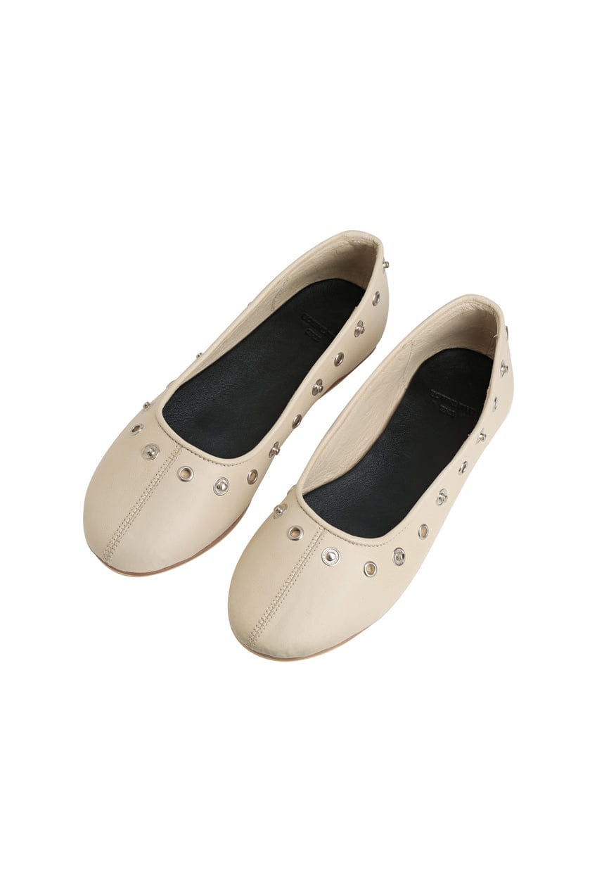 The Luma Ballet Flat | Creme - The Bali Tailor