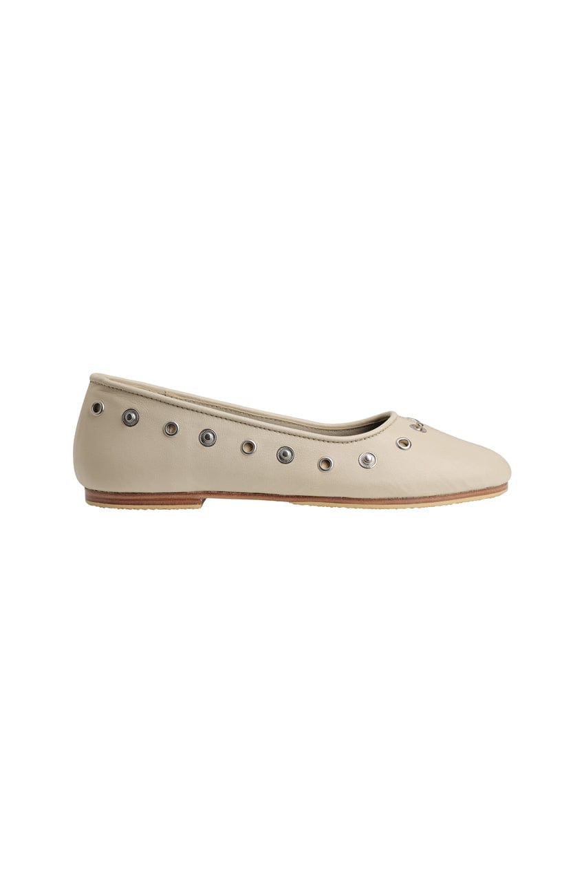 The Luma Ballet Flat | Creme - The Bali Tailor