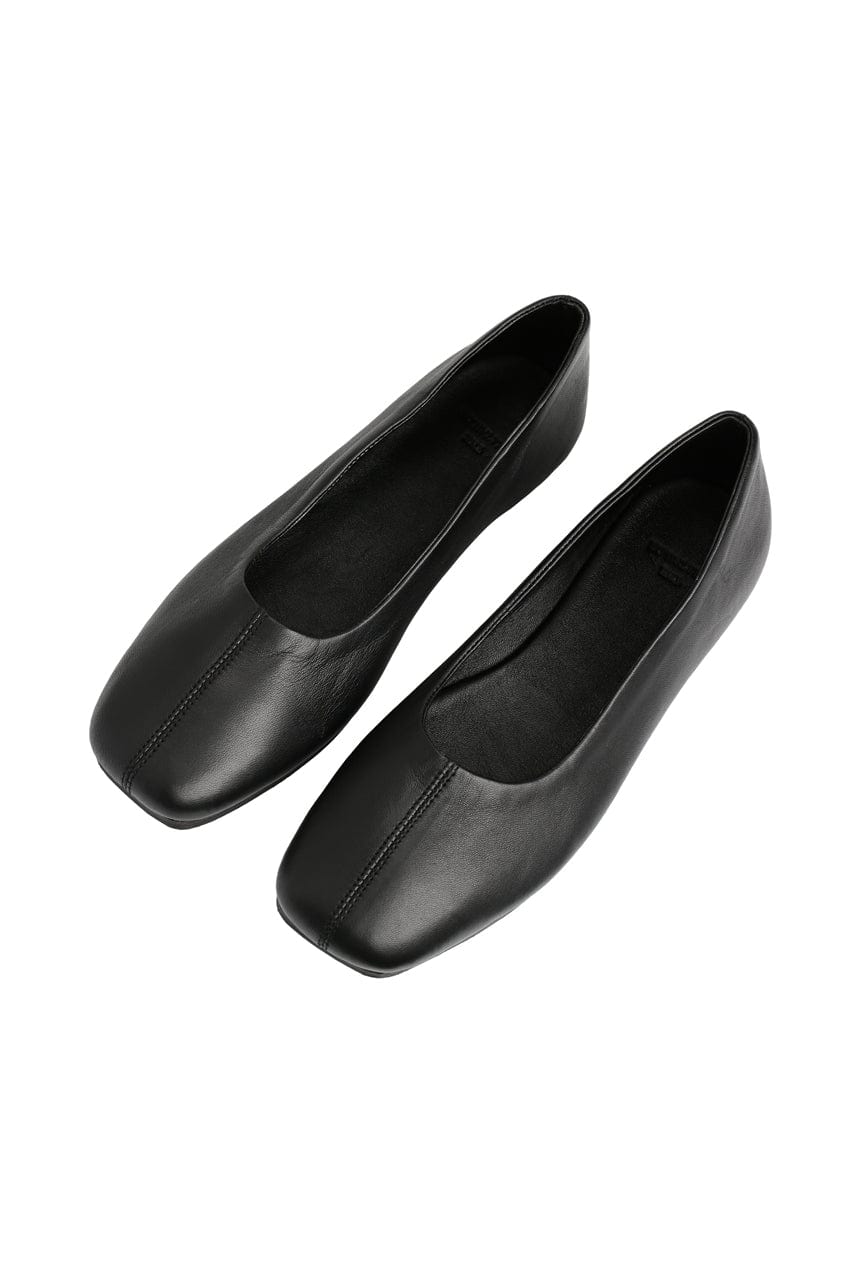 The Mabel Ballet Flat | Black - The Bali Tailor