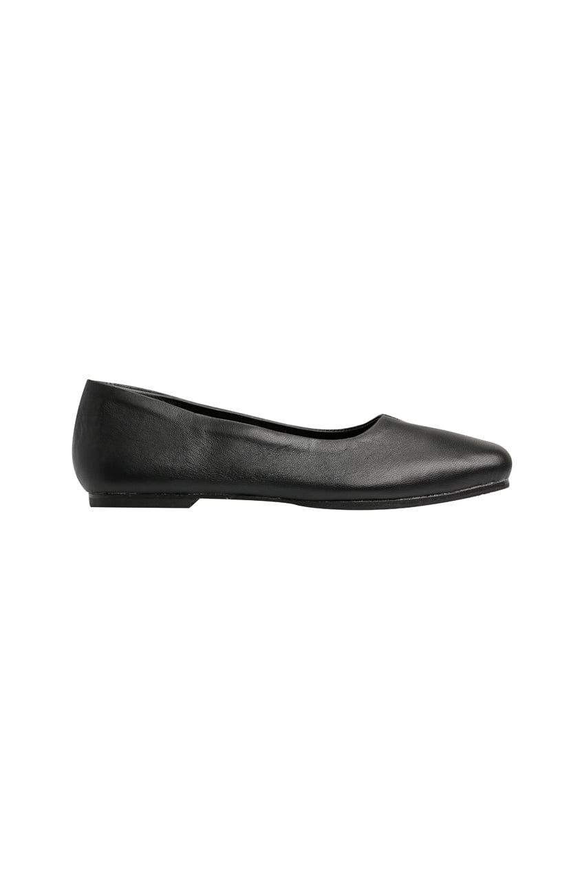 The Mabel Ballet Flat | Black - The Bali Tailor