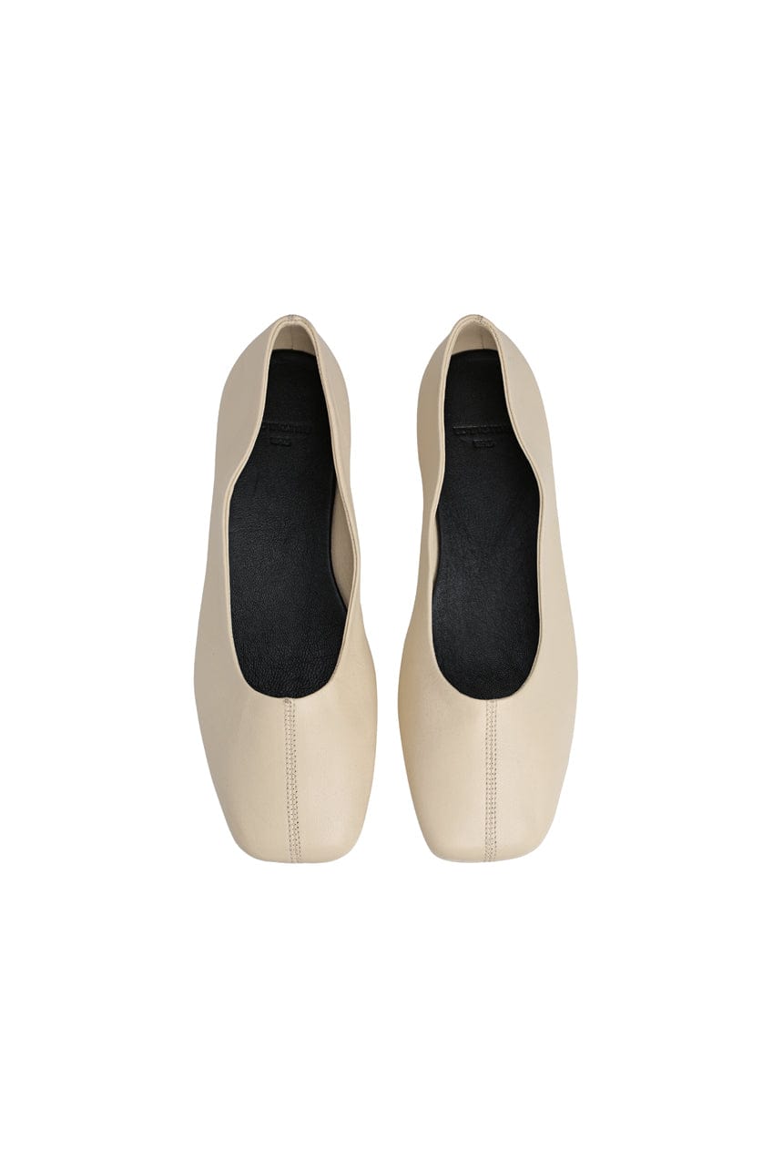 The Mabel Ballet Flat | Creme - The Bali Tailor
