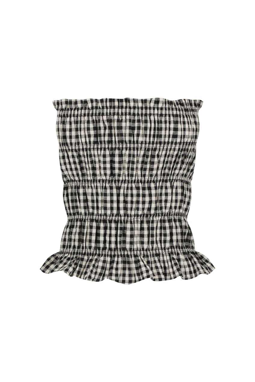 The Maie Tube Top | Gingham - The Bali Tailor