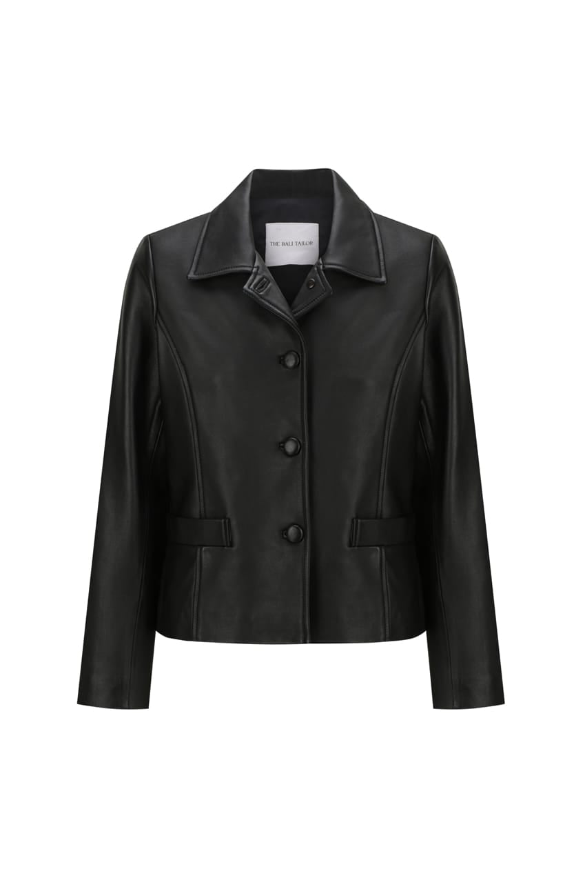 The Marlowe Jacket | Black - The Bali Tailor