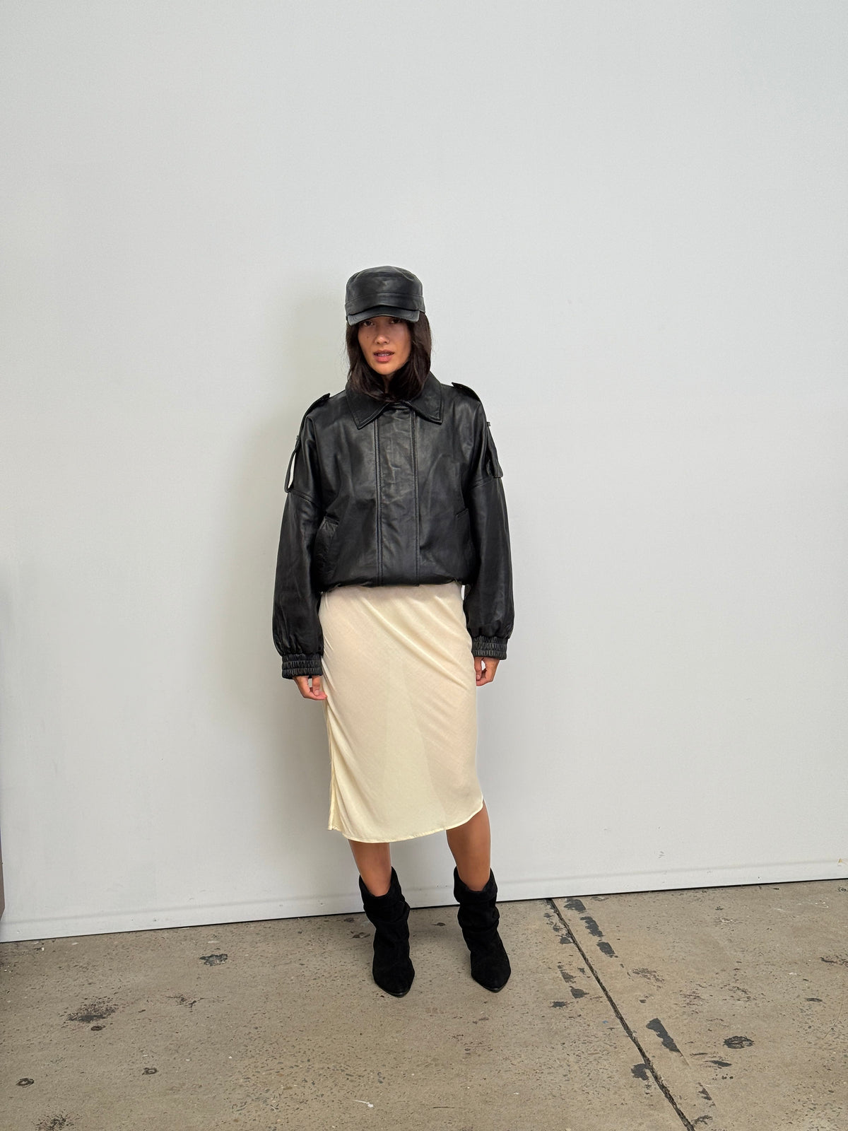 The Mira Bomber Jacket | Black - The Bali Tailor