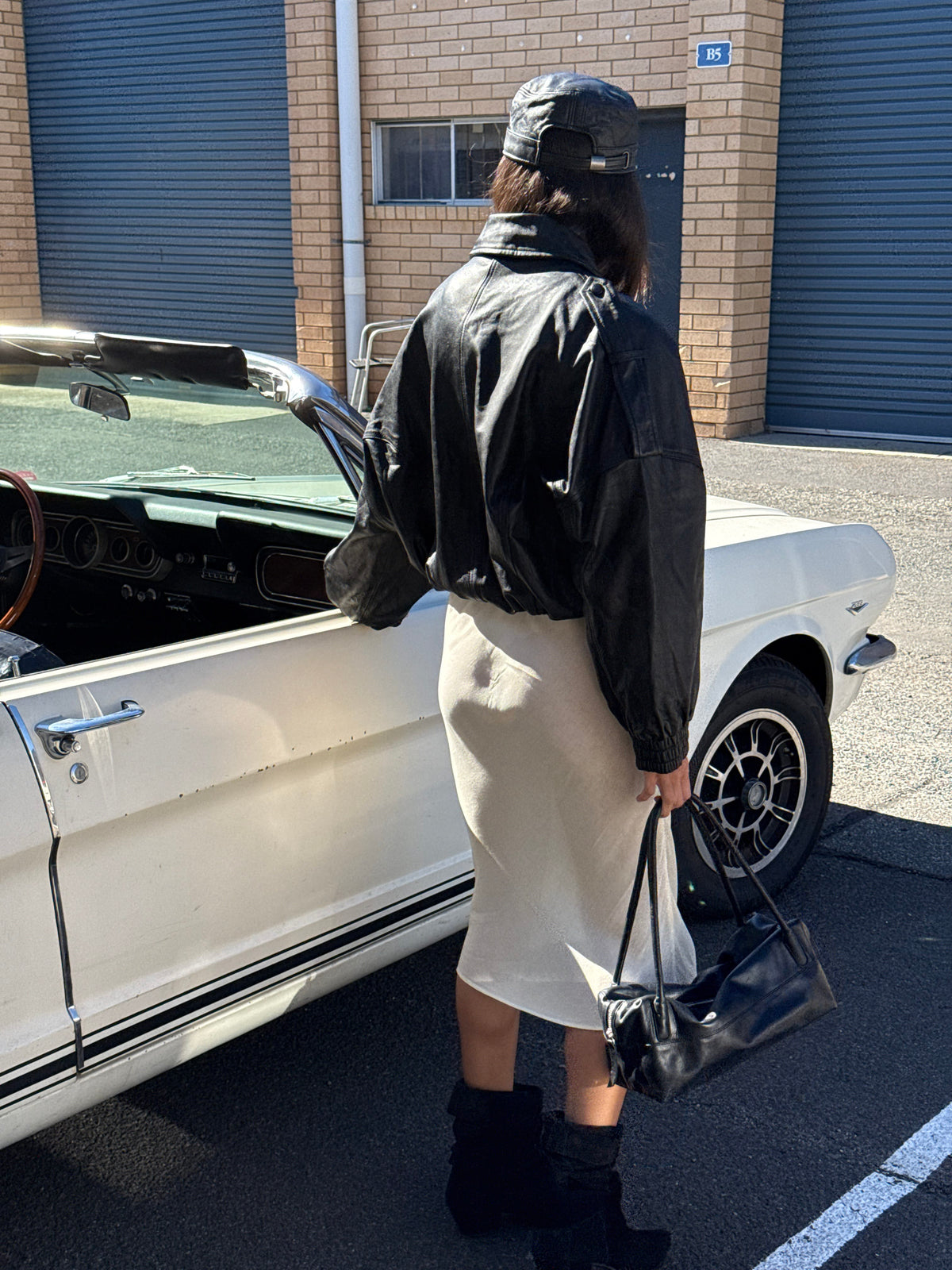 The Mira Bomber Jacket | Black - The Bali Tailor