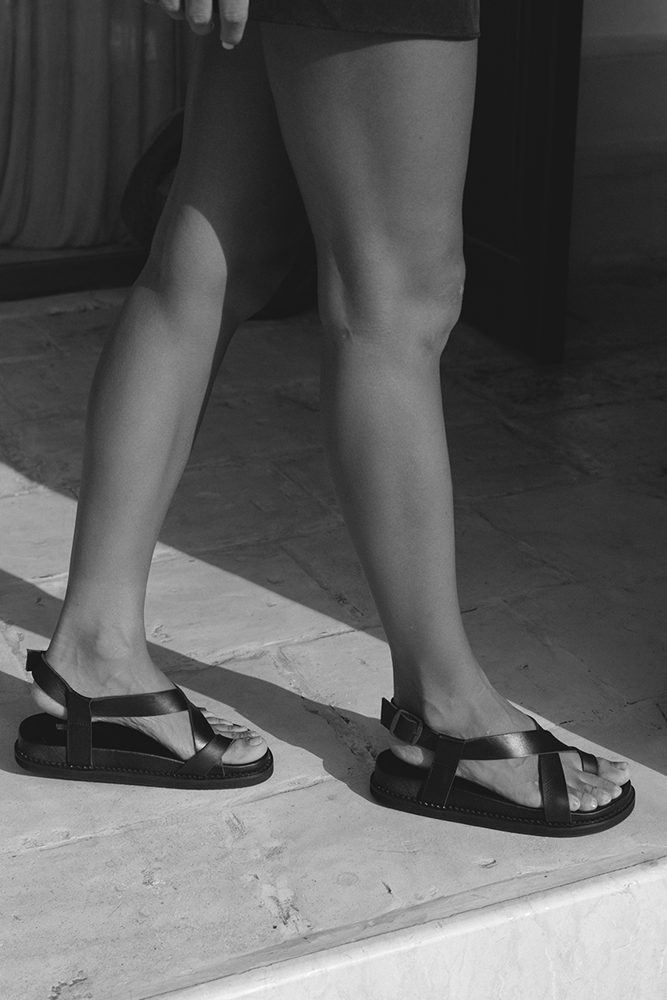 The Noa Sandal | Black - The Bali Tailor