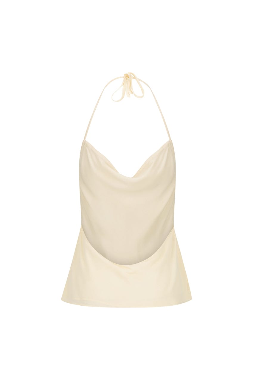 The Salma Halter | Butter Creme - The Bali Tailor