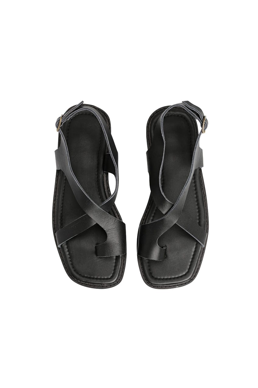 The Selene Sandal | Black - The Bali Tailor