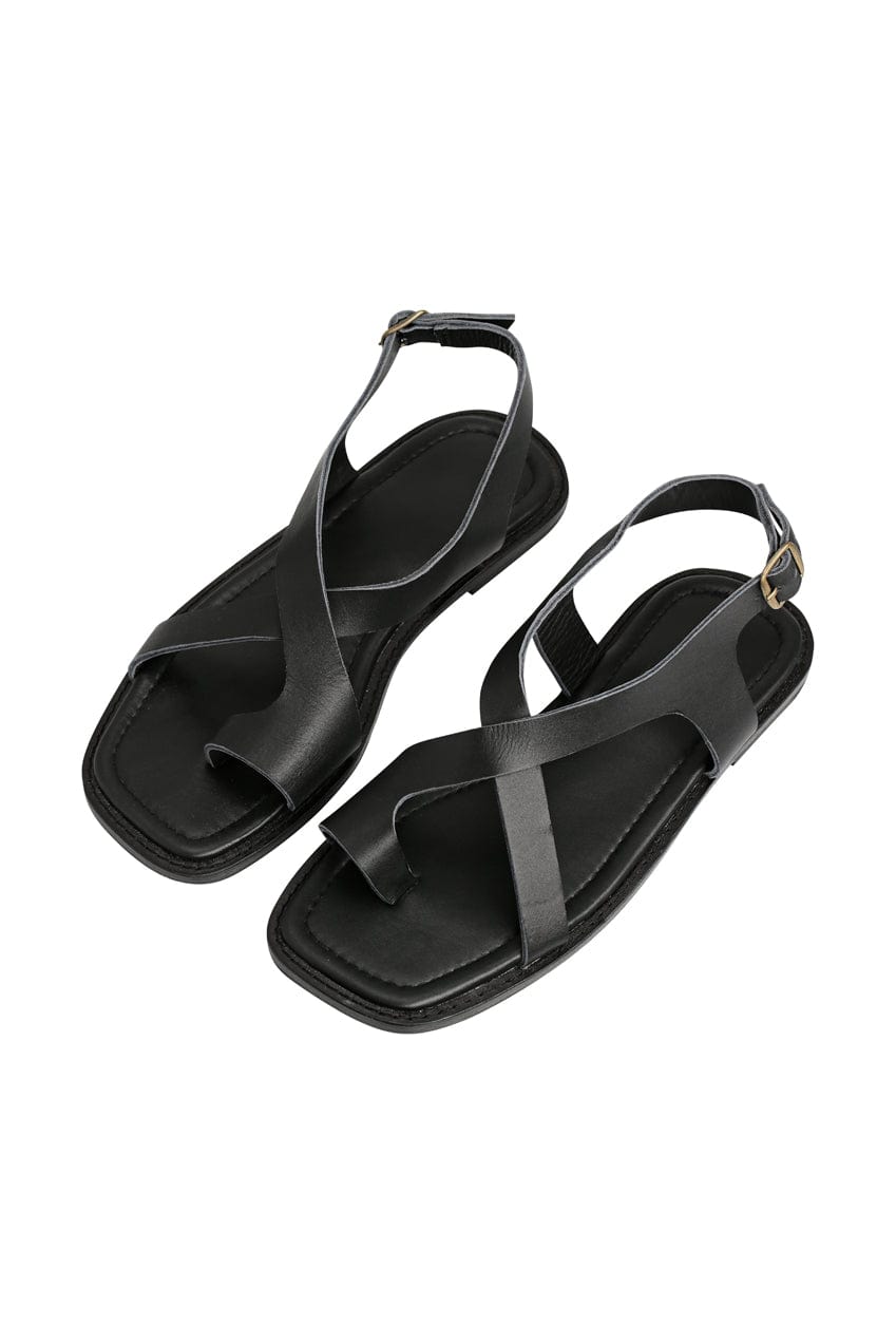 The Selene Sandal | Black - The Bali Tailor
