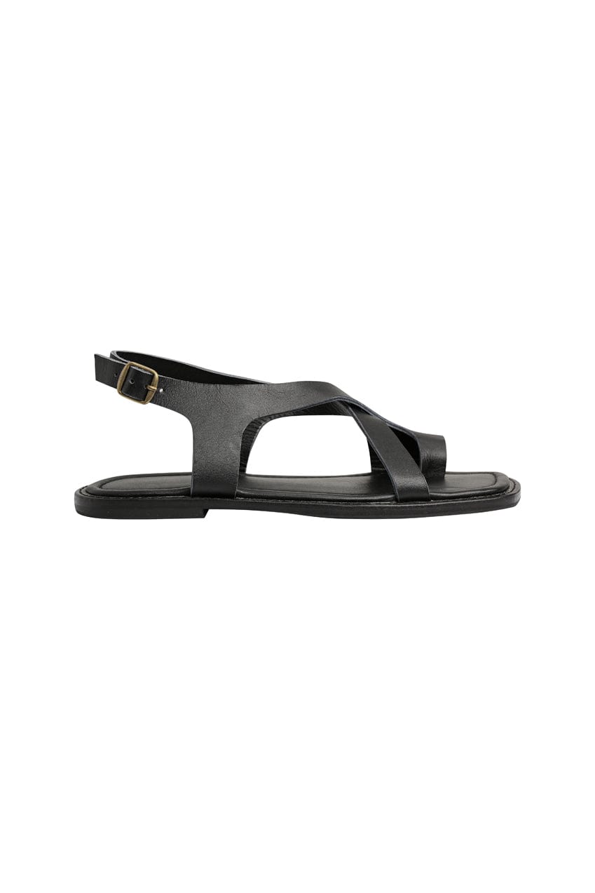 The Selene Sandal | Black - The Bali Tailor