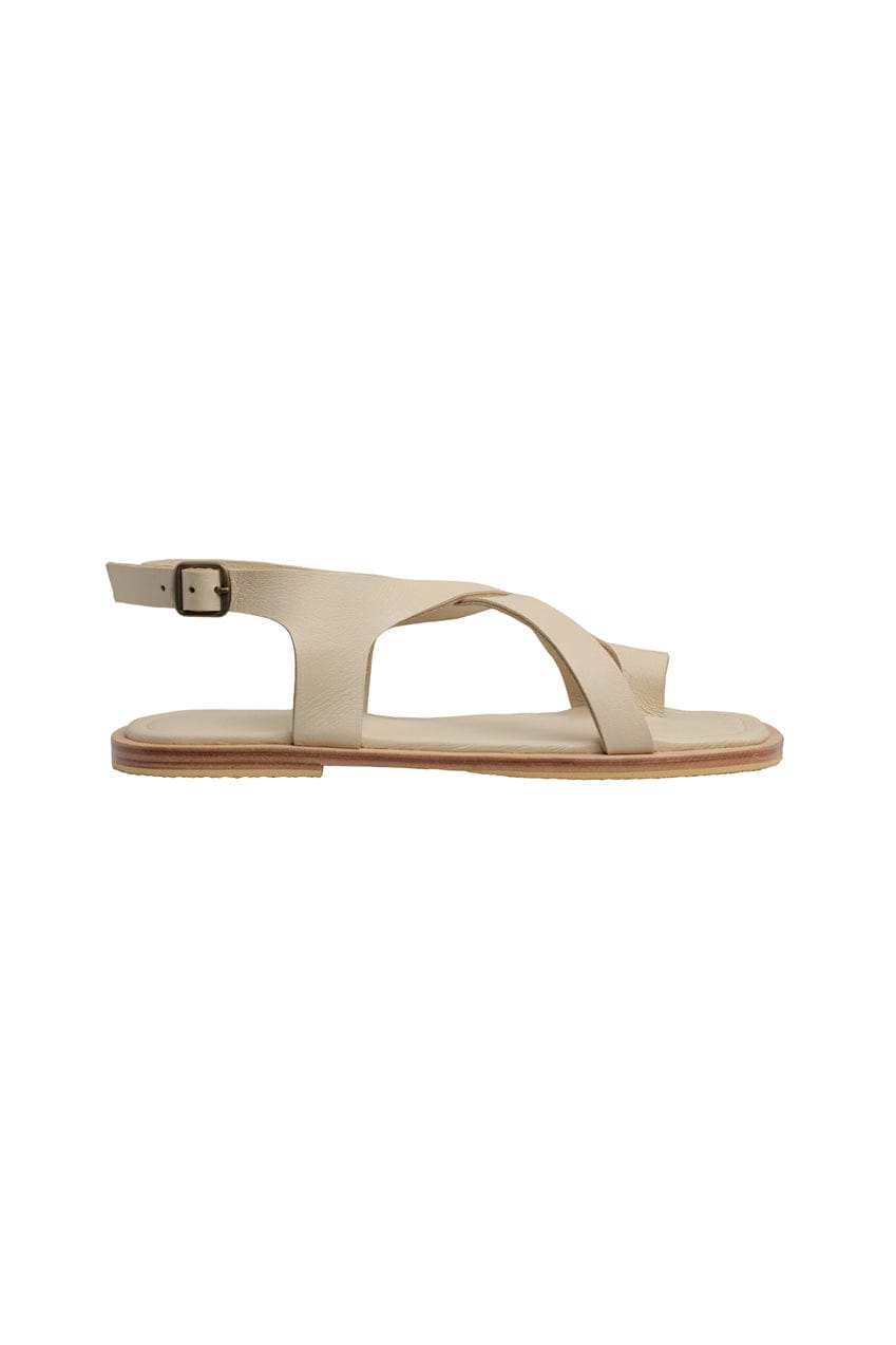 The Selene Sandal | Creme - The Bali Tailor