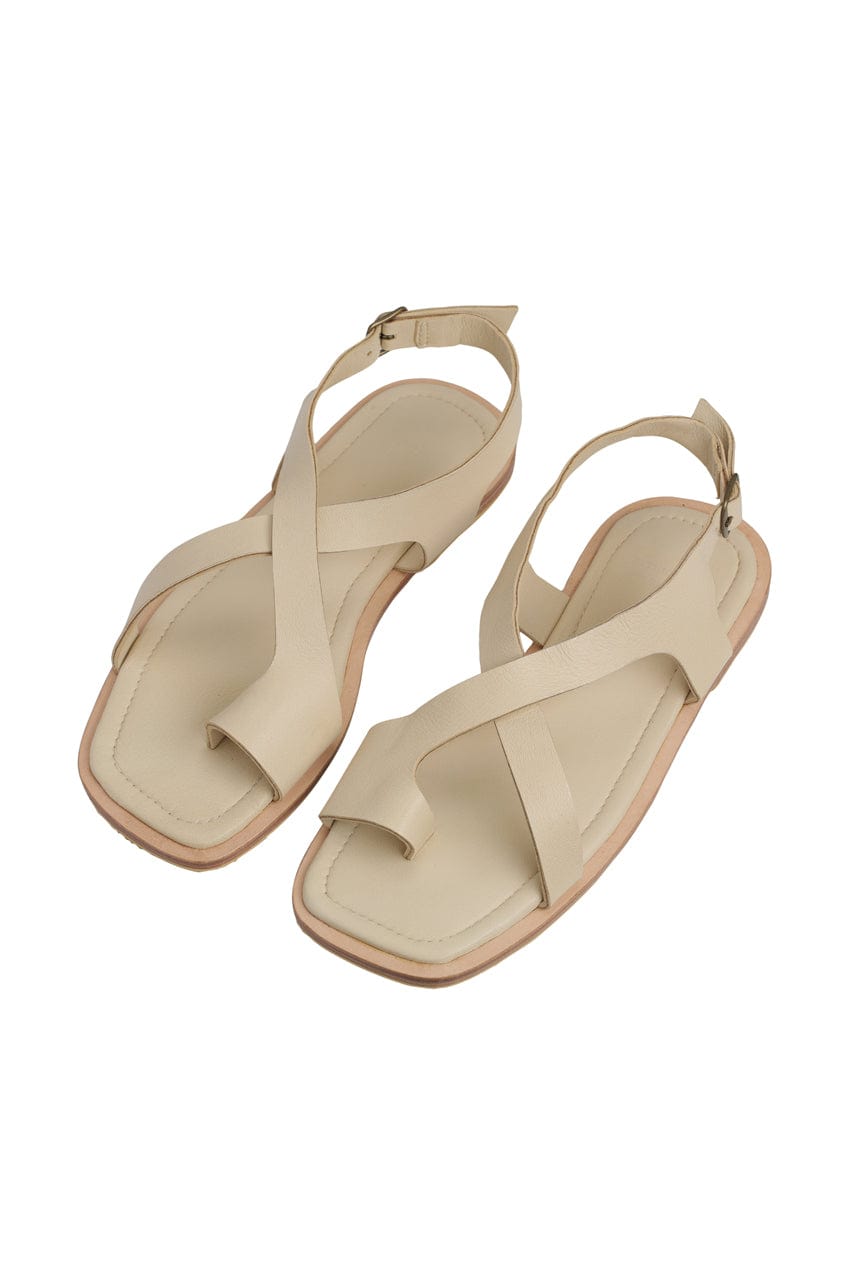 The Selene Sandal | Creme - The Bali Tailor