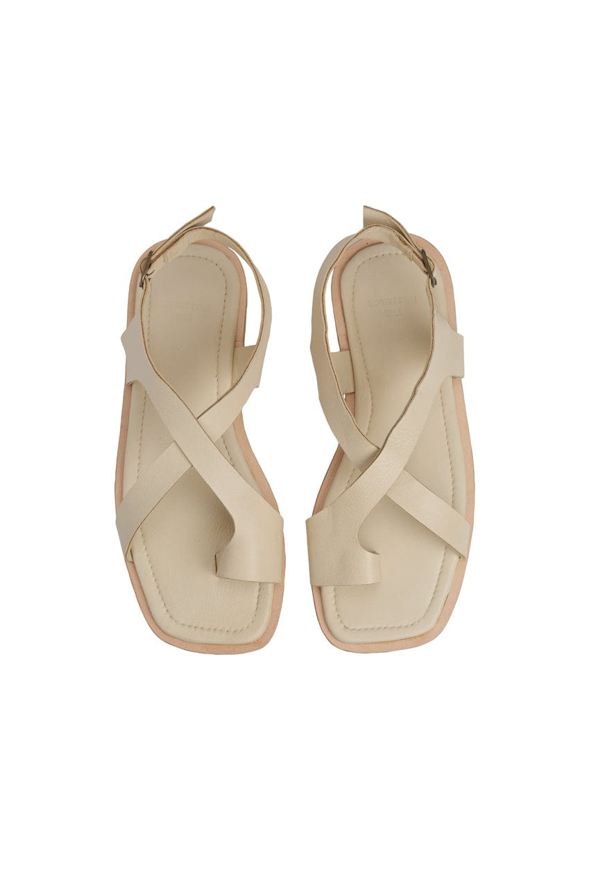 The Selene Sandal | Creme - The Bali Tailor