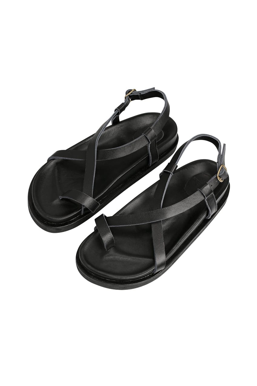 The Slim Noa Sandal | Black - The Bali Tailor