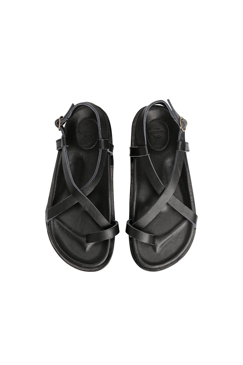 The Slim Noa Sandal | Black - The Bali Tailor