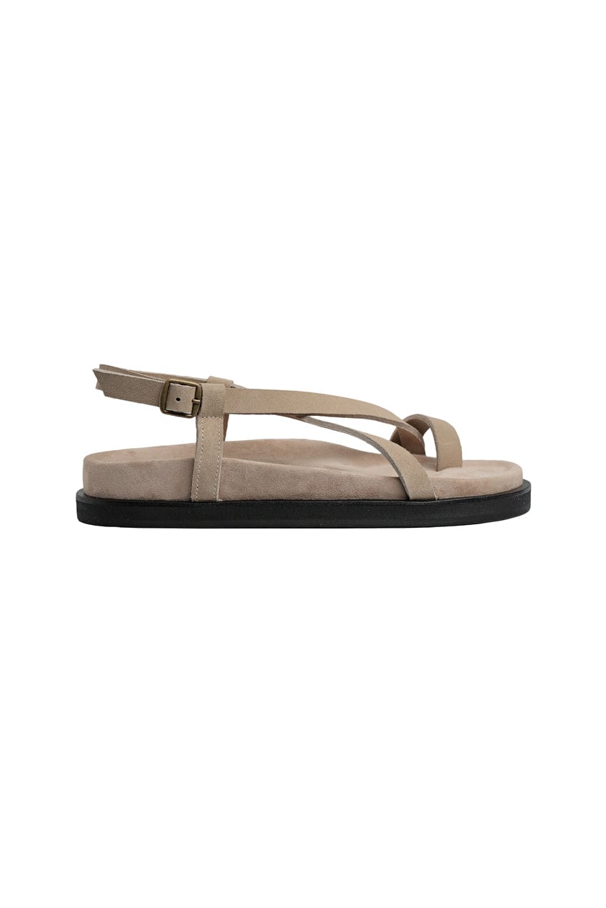 The Slim Noa Sandal | Stone Suede - The Bali Tailor