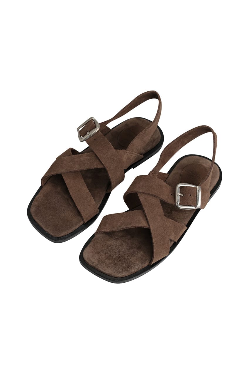 The Soren Sandal | Cocoa Suede - The Bali Tailor