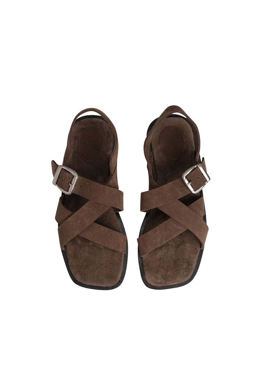 The Soren Sandal | Cocoa Suede - The Bali Tailor